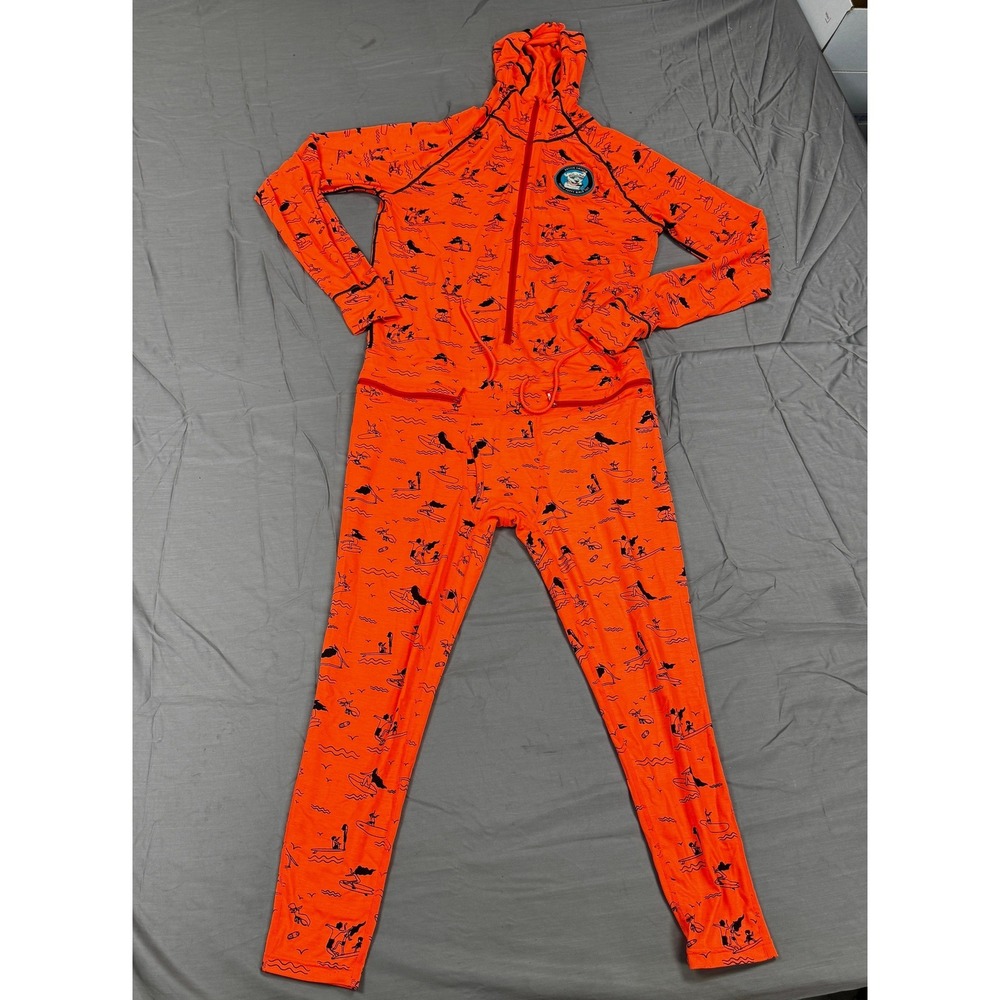 Airblaster Austen Sweetin Froth Puppy Ninja Suit Mens Medium Orange Base Layer